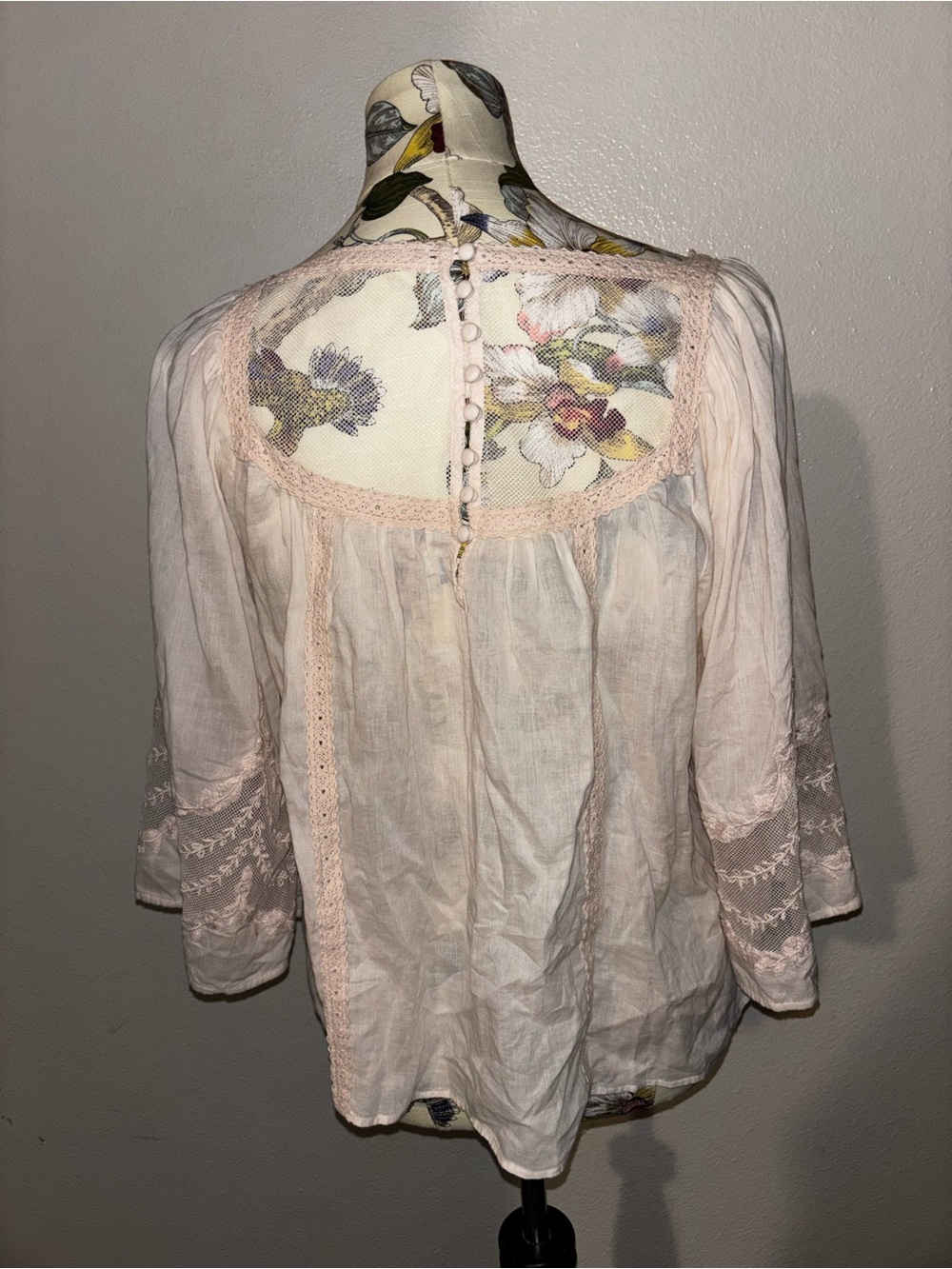 Anthropologie Valentia Peasant Blouse Retail $120 - Picture 5 of 6
